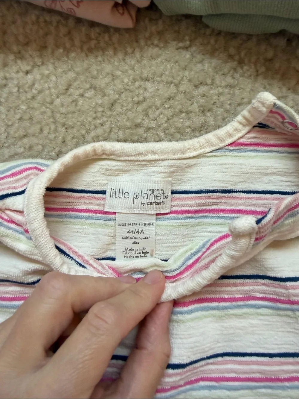 Lot of Girls Organic Little Planet Leggings and Tops 4T